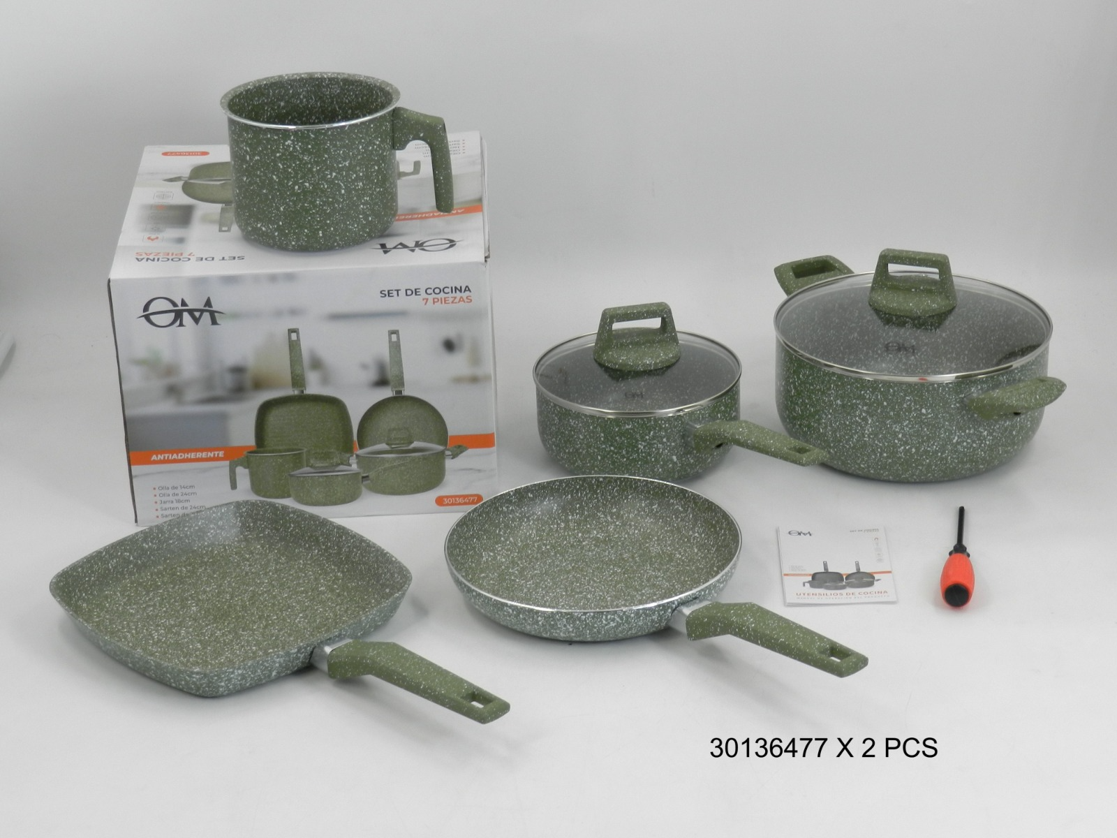 Kit de cocina Om 7 piezas