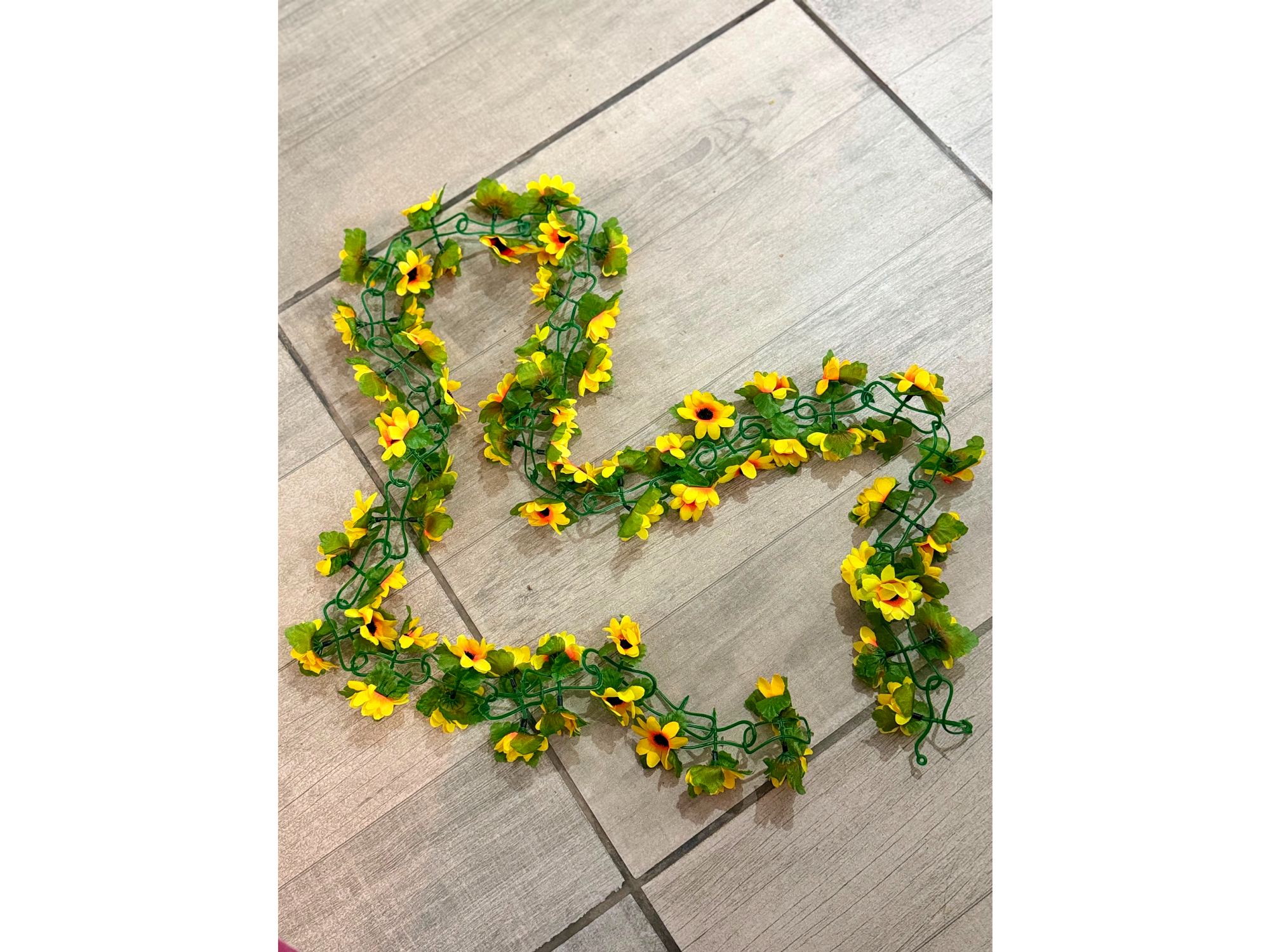 🌻 Guirnalda de Flores Artificiales