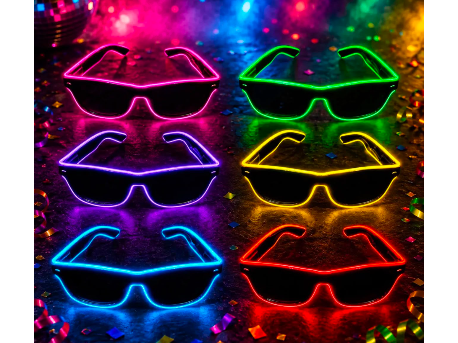 🥳Anteojos Risky NEON‼️