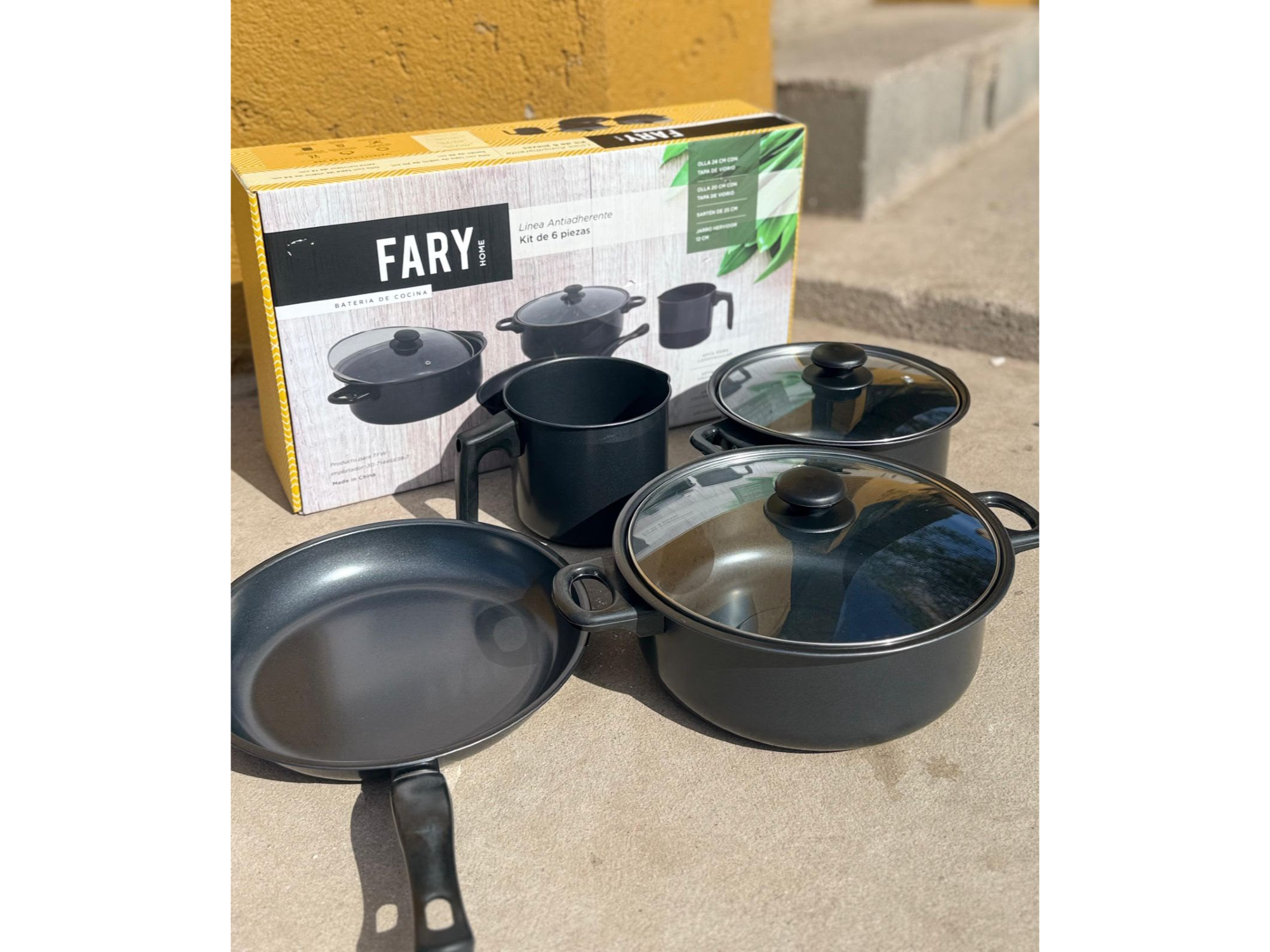 Batería de cocina Fary home