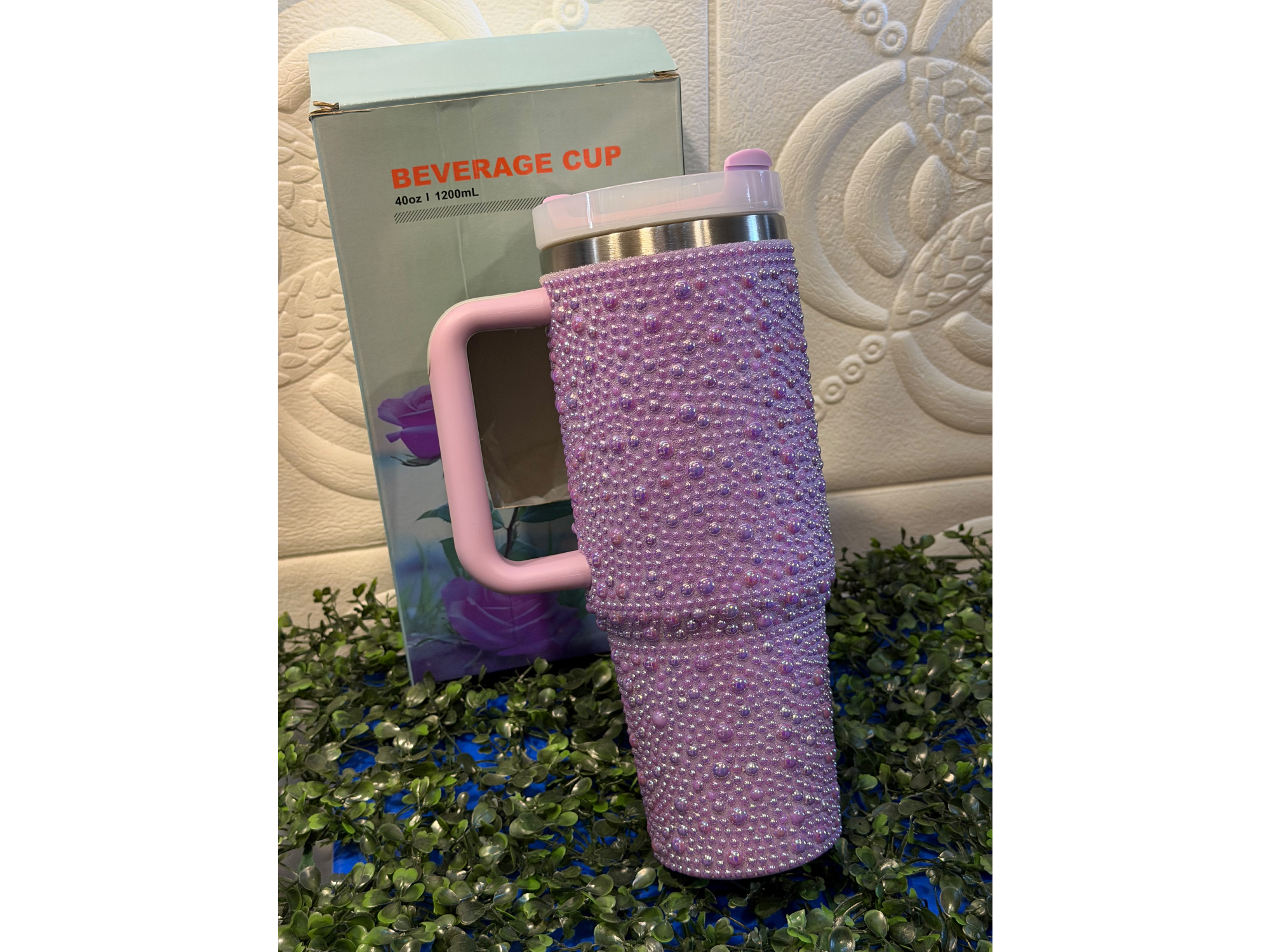 🥤 Vaso térmico con strass