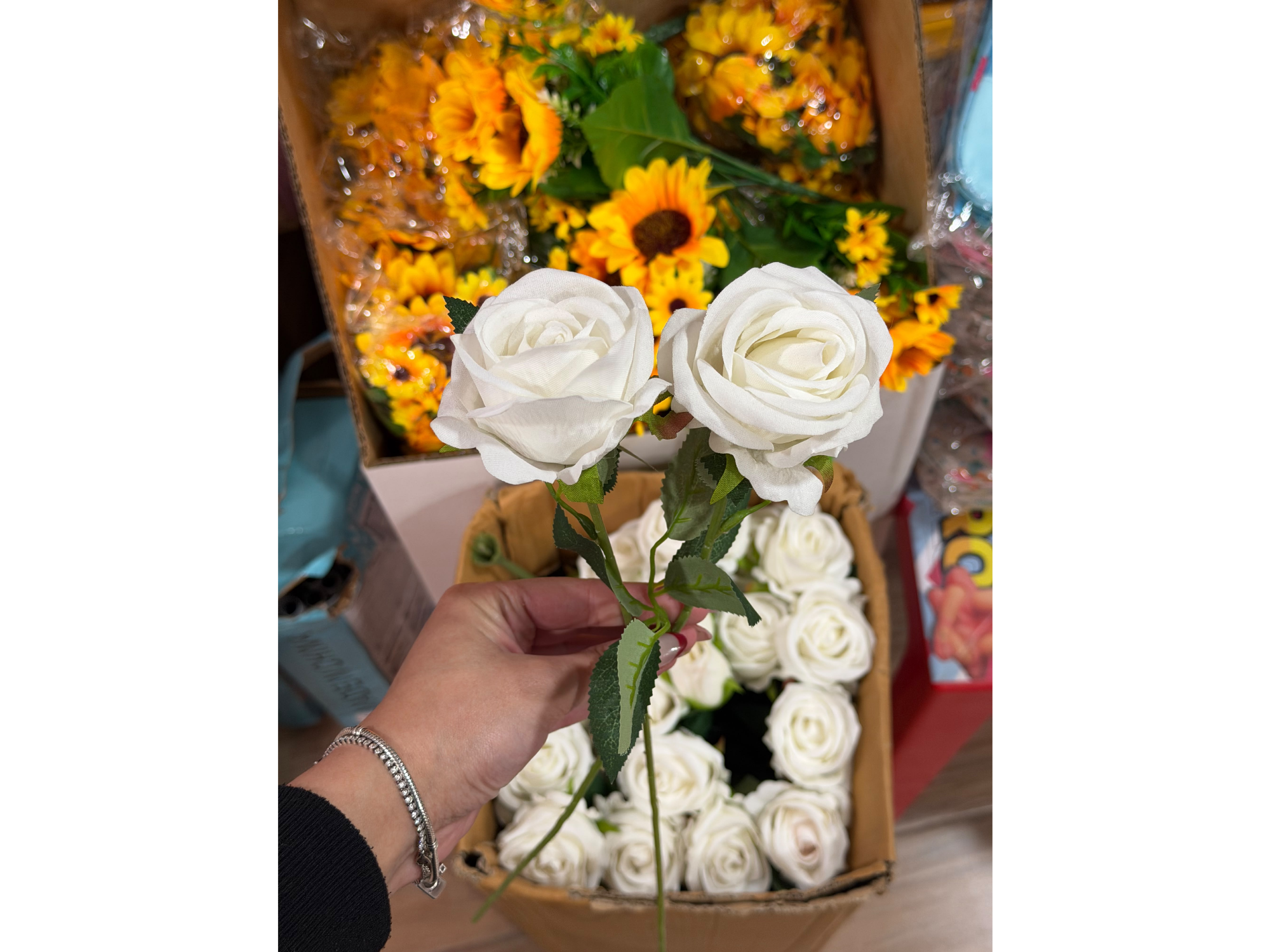 Rosas blancas