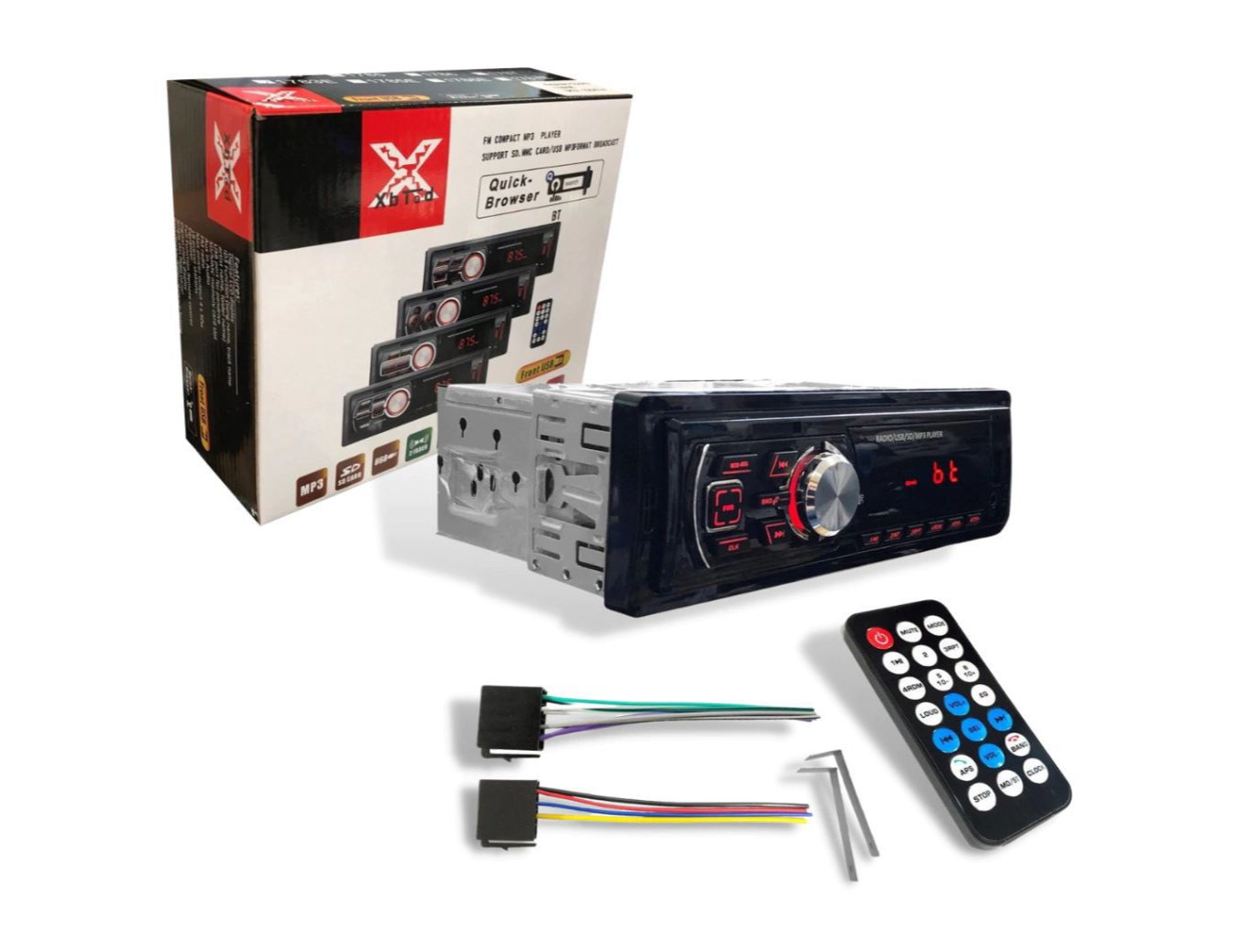 🔊 ESTEREO BLUETOOTH PARA AUTO FRENTE FIJO🔊