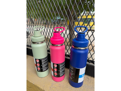 Botella térmica con sensor de temperatura