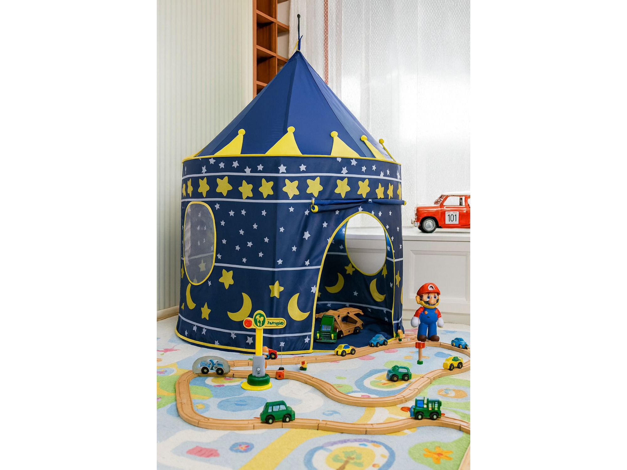 🎪✨ CARPA CASTILLO PLEGABLE INFANTIL ✨🎪