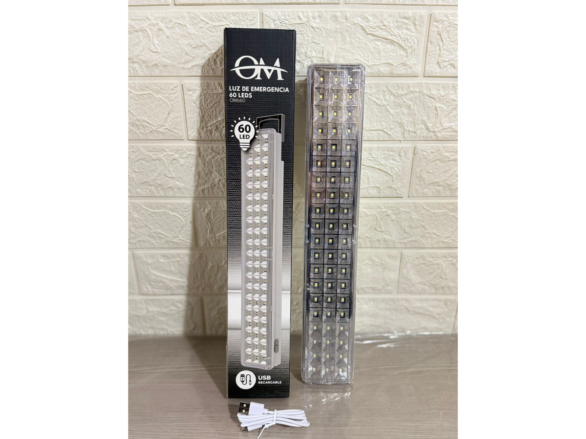 Luz emergencia 60 led