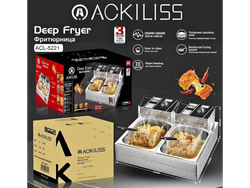 Freidora de 12L aceite