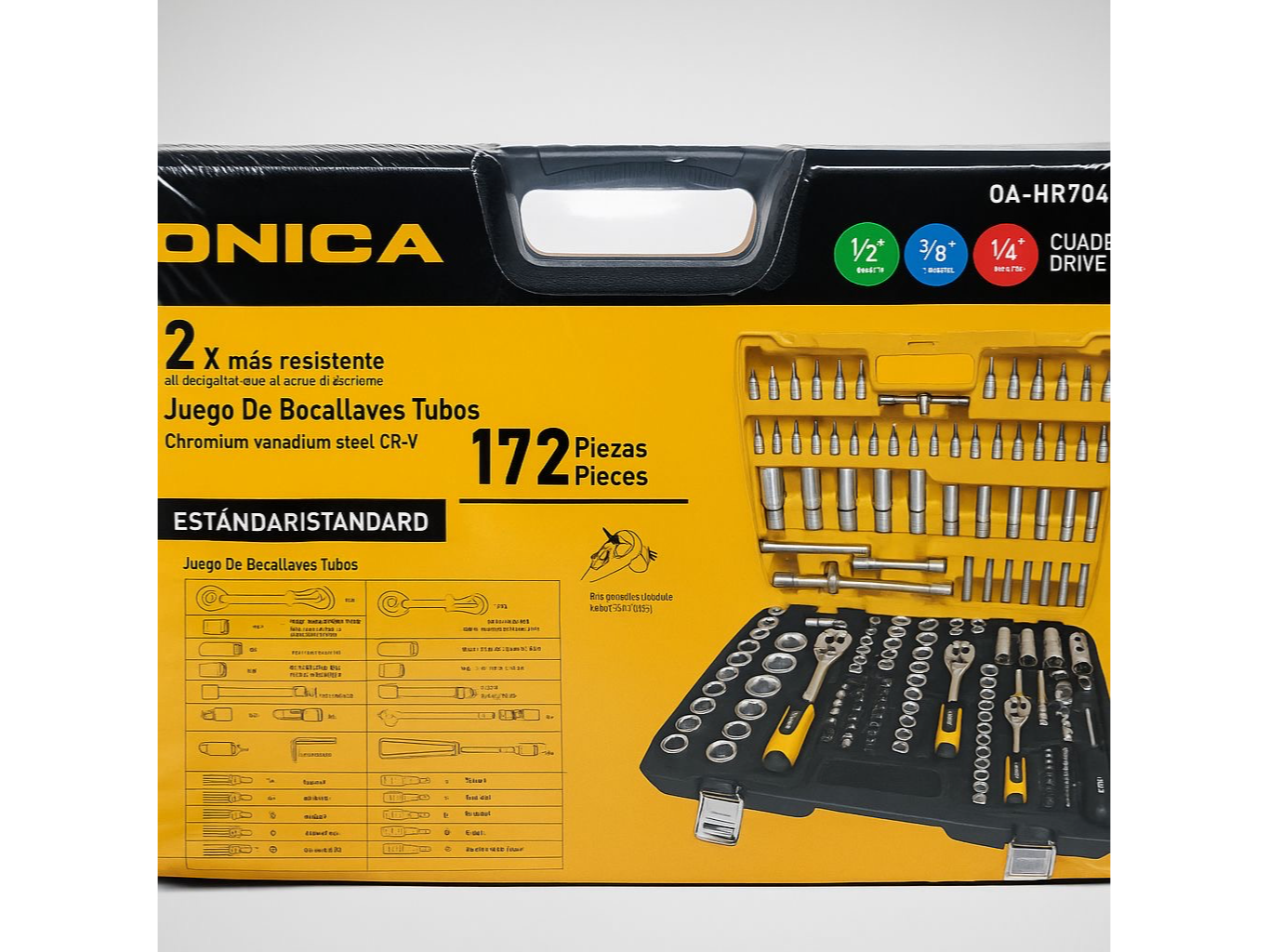 Set de herramientas Onica 172 piezas