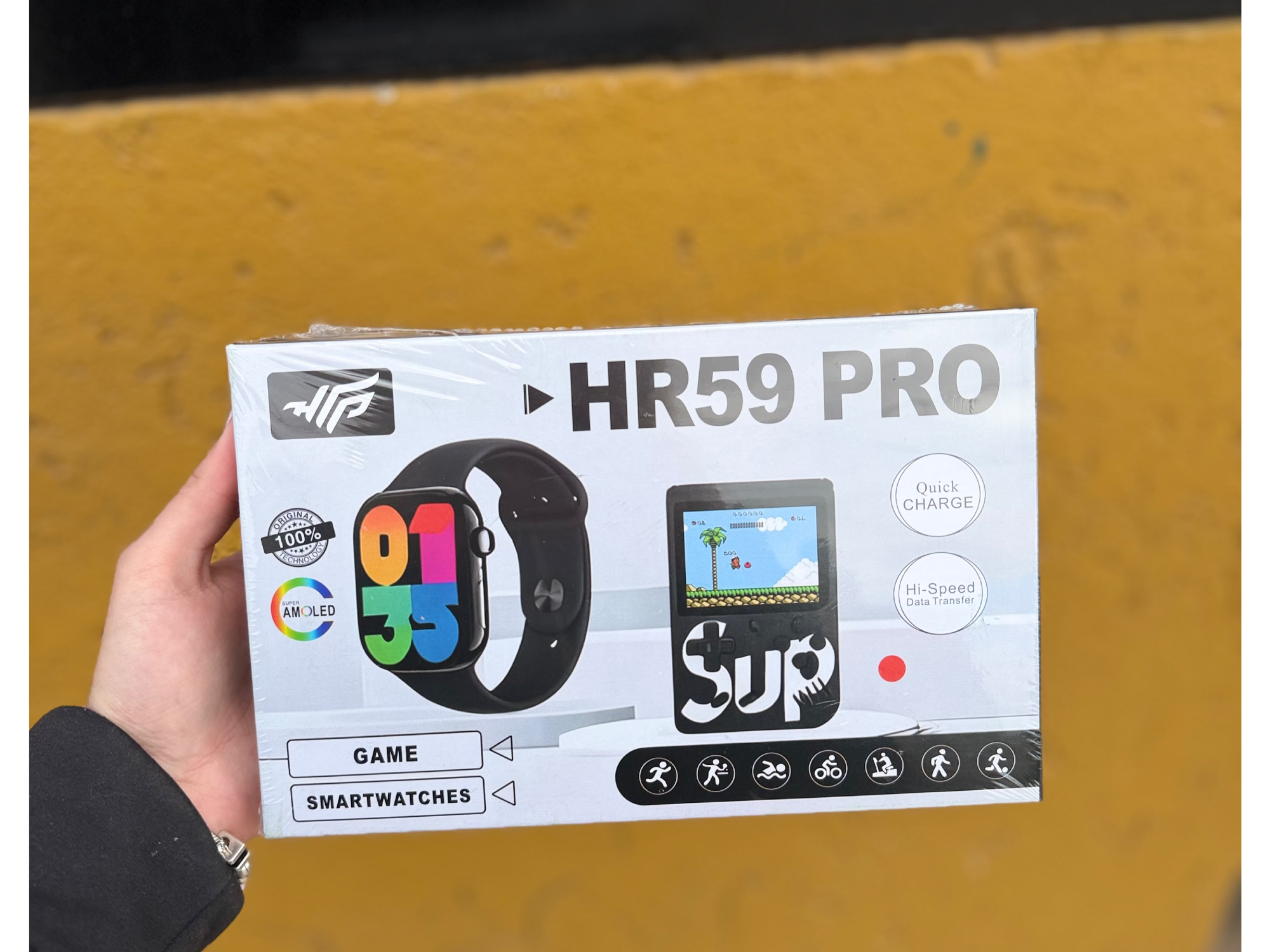 Consola retro + smartwatch HR59 pro