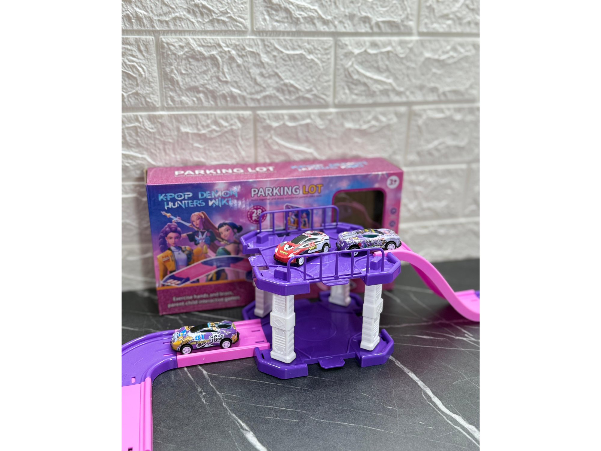 🚗 Set de estacionamiento Guerreras Kpop