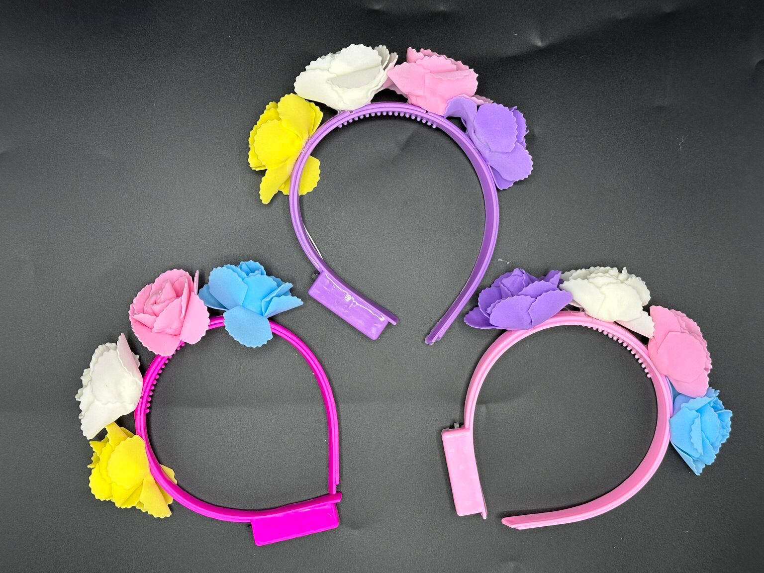 Vincha con flores led