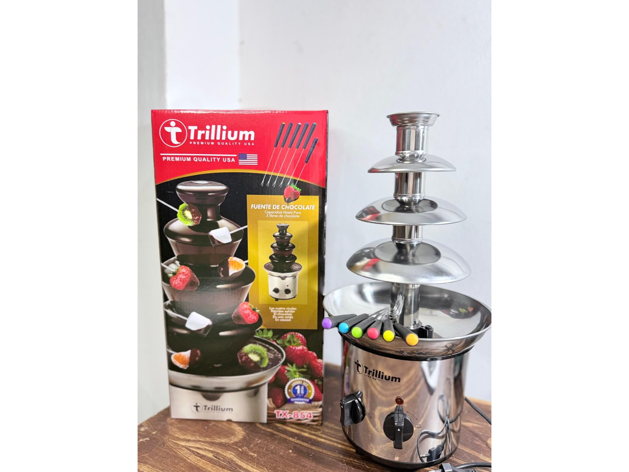 🍫 Fuente de chocolate Trillium