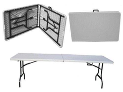 Mesa plegable tipo portafolio