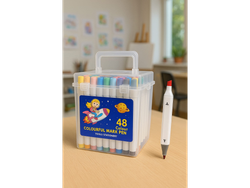 Fibrones doble punta 48 pcs