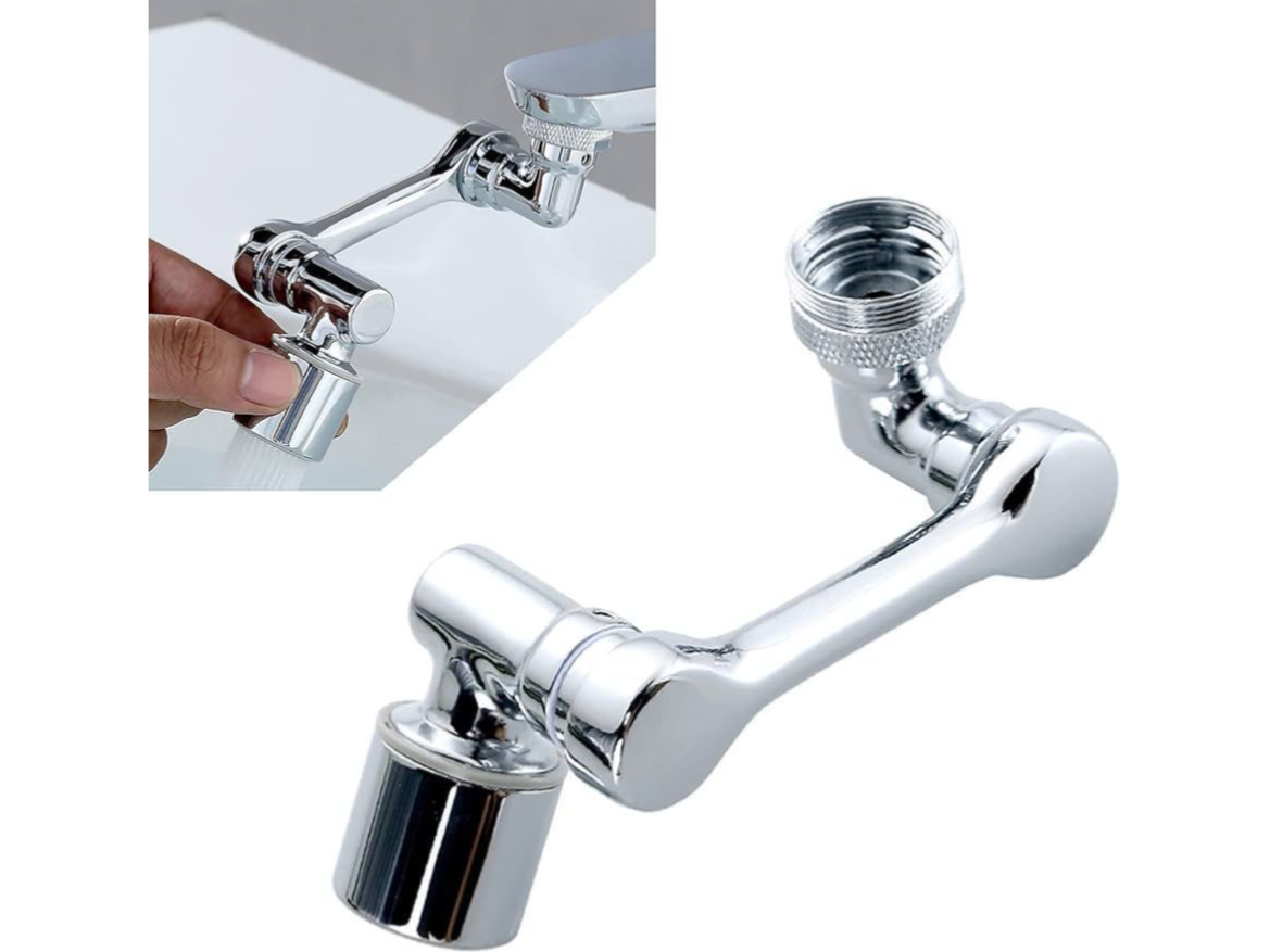 Adaptador giratorio extensor de canilla