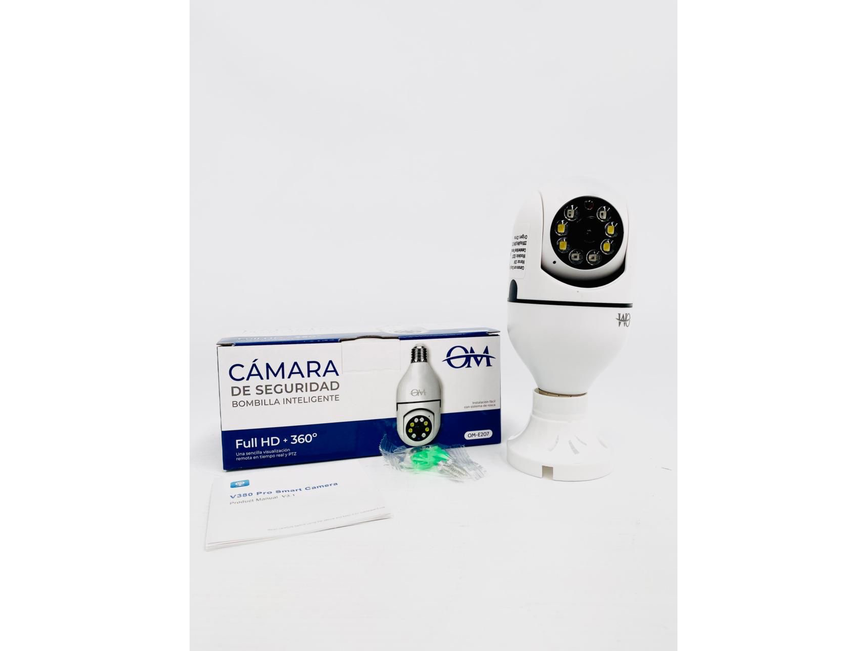 cámara de seguridad tipo bombilla