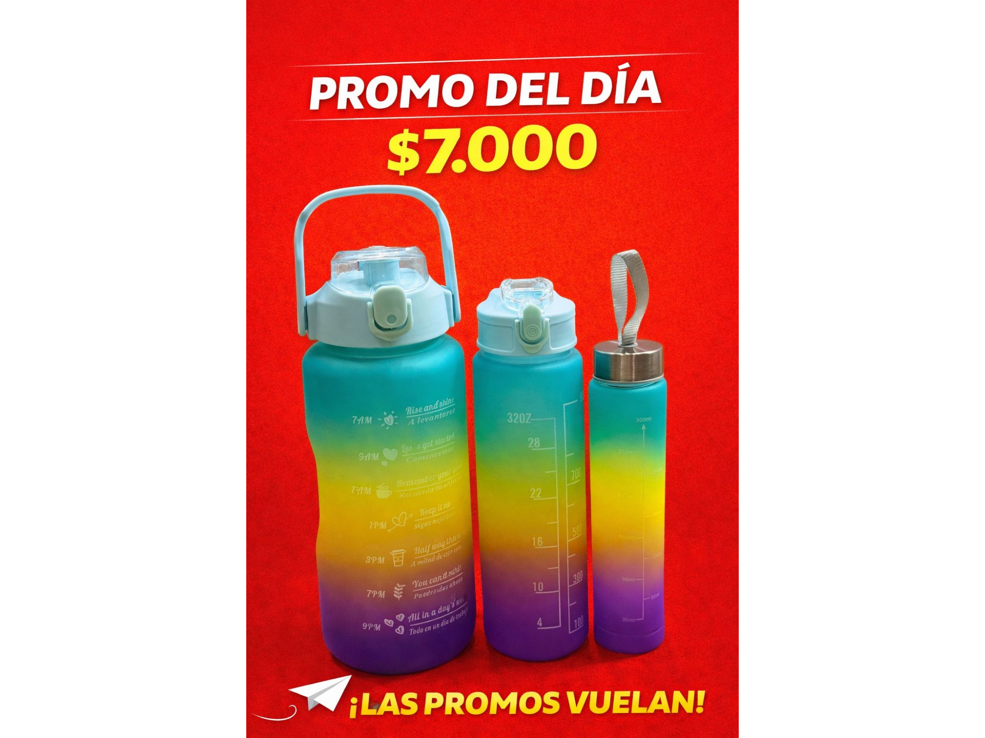 Botella motivacional