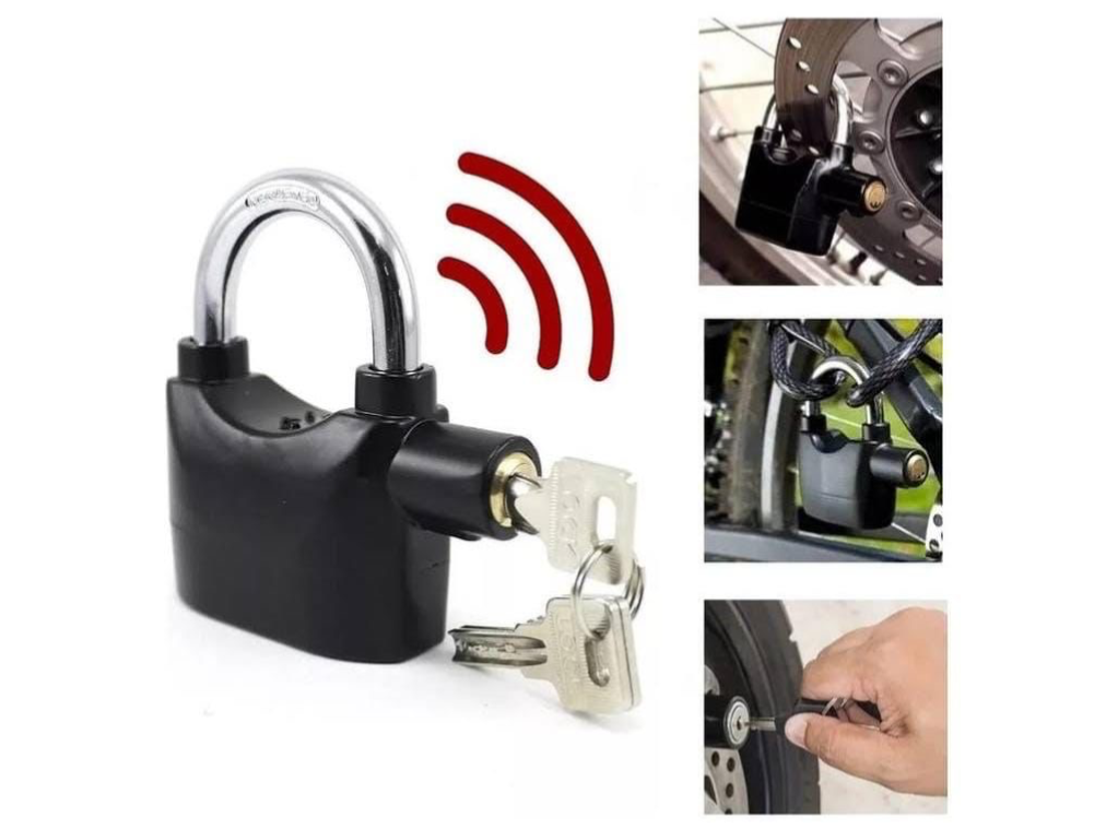 Candado con alarma