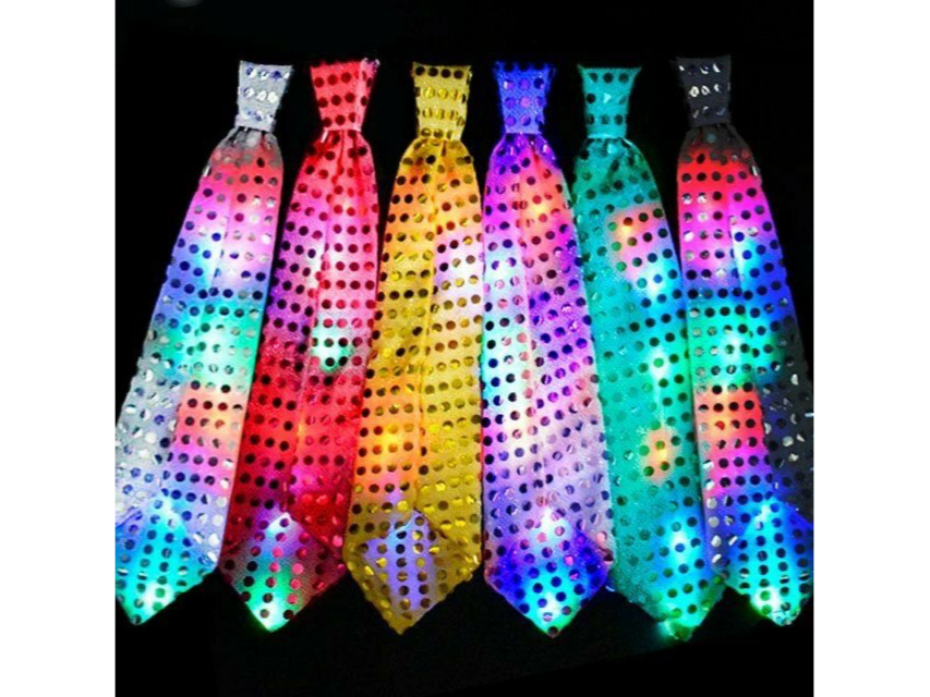 Corbata con luz