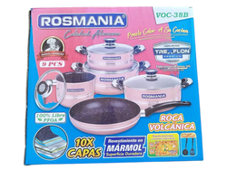 Set de ollas rosmania 9 piezas