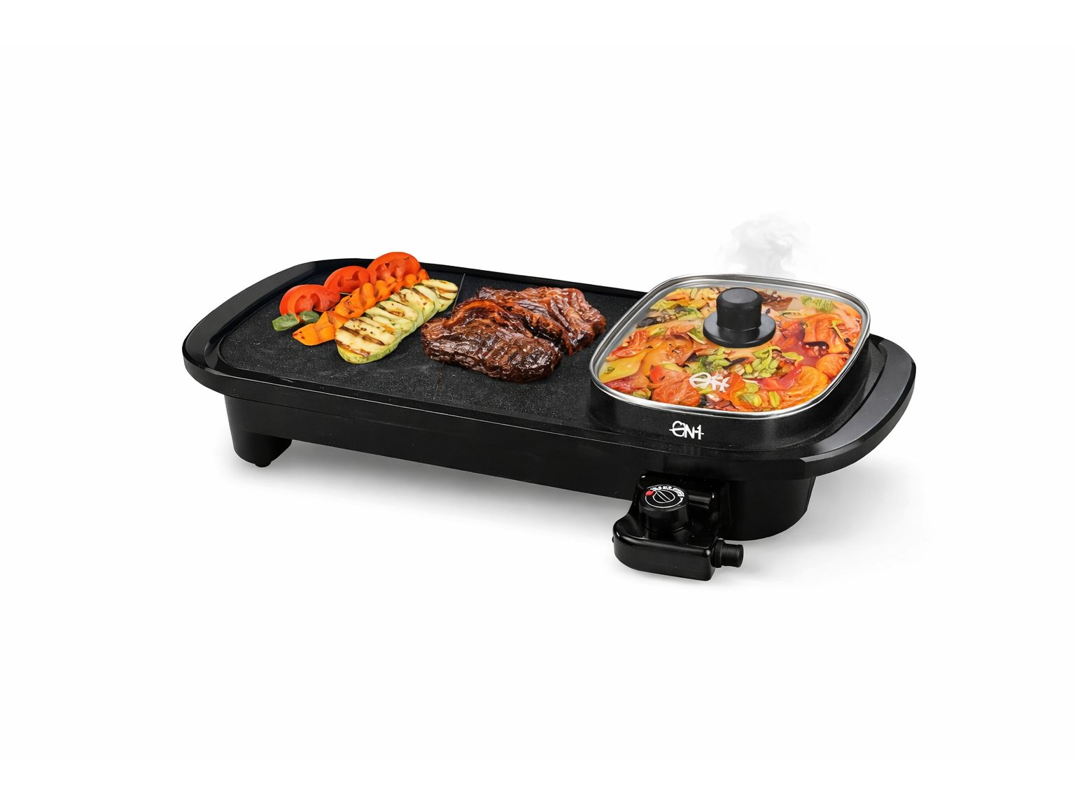 Parrilla electrica 2 en 1 Om