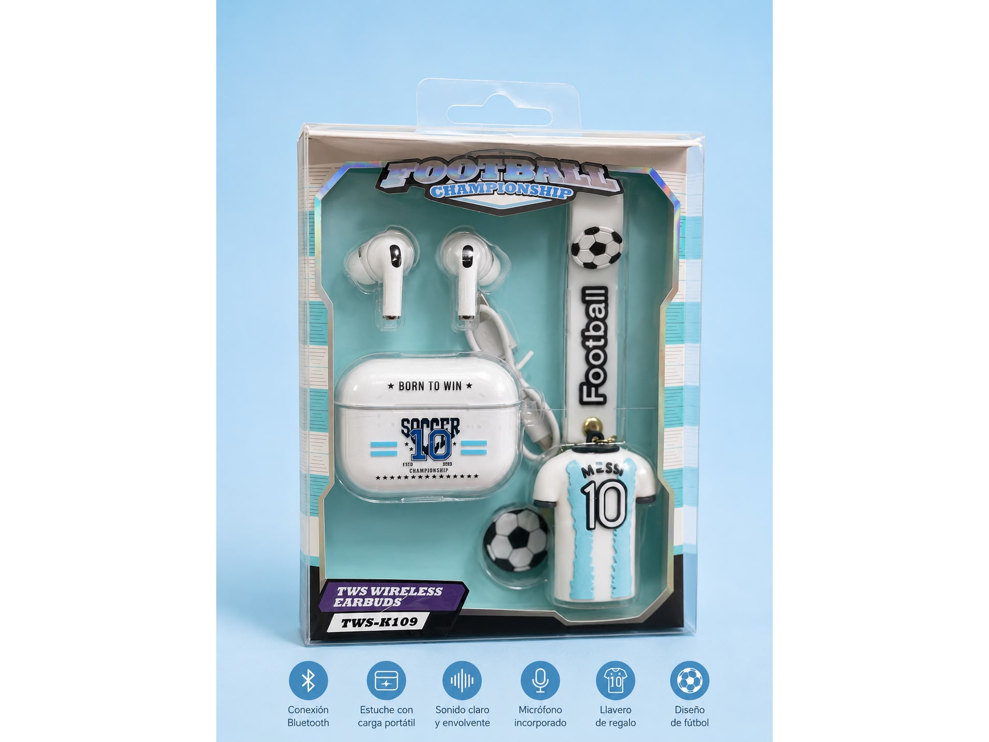 Auricular inalámbrico football