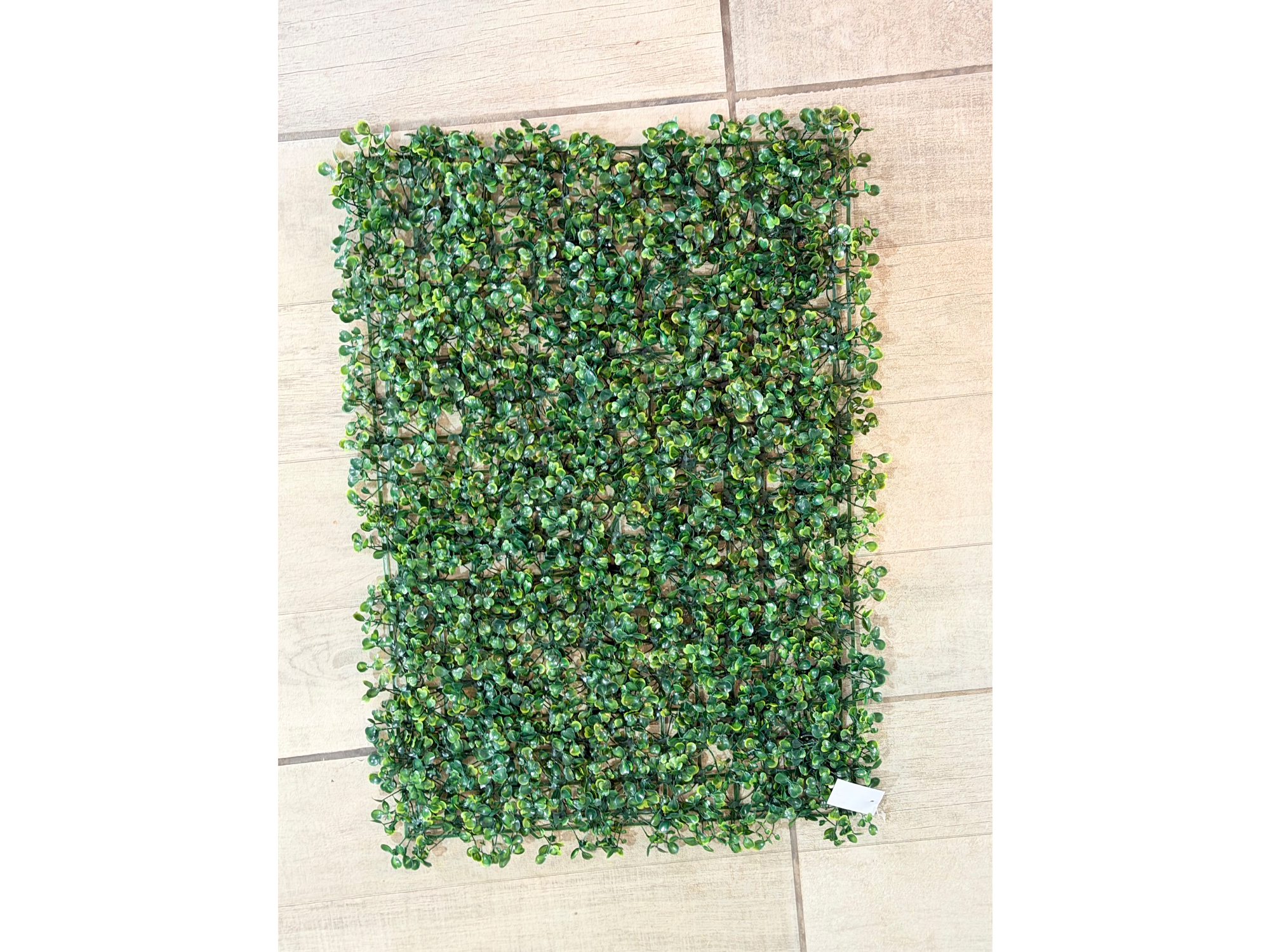 Panel de césped artificial