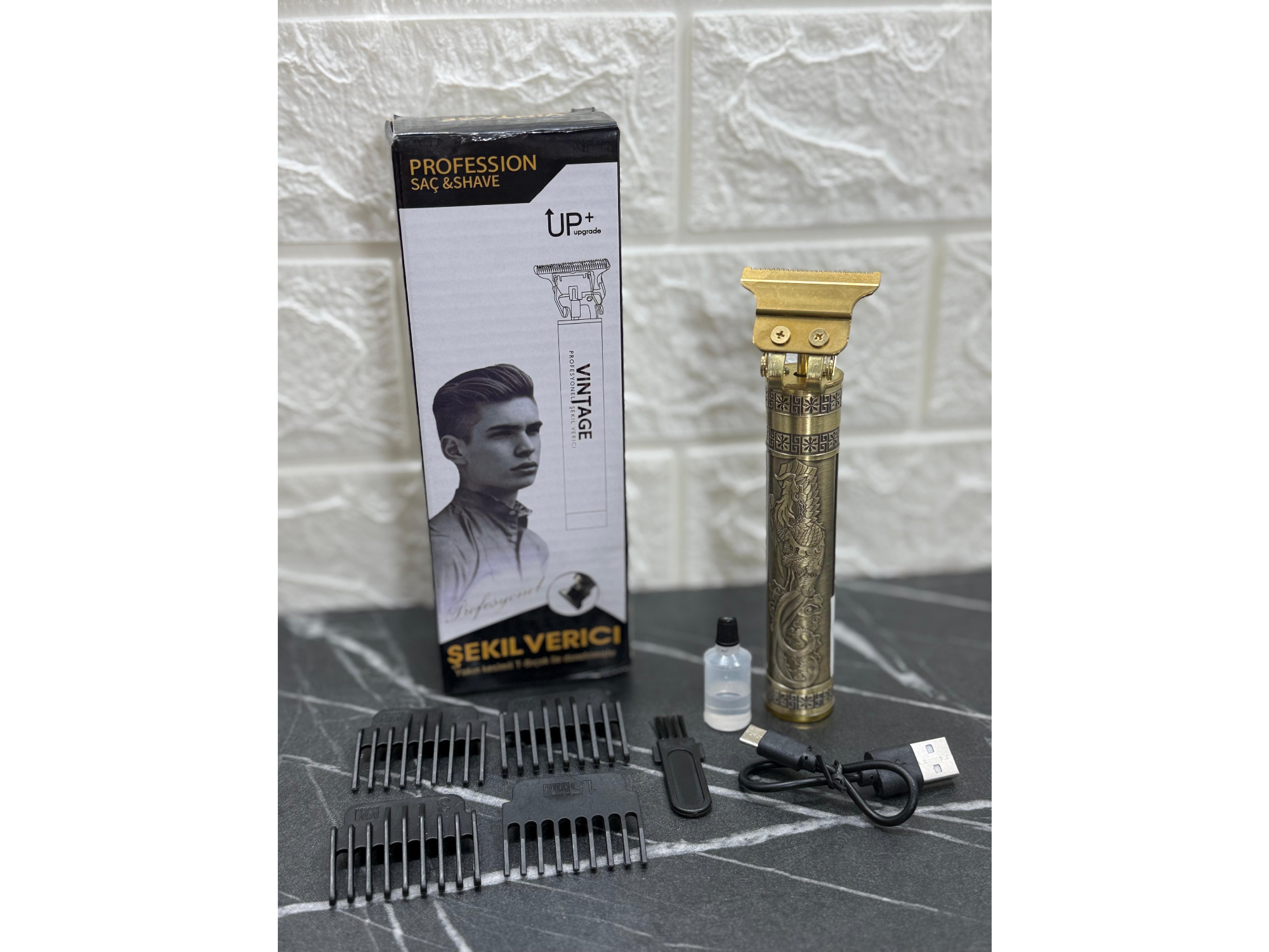 Máquina patillera vintage T9