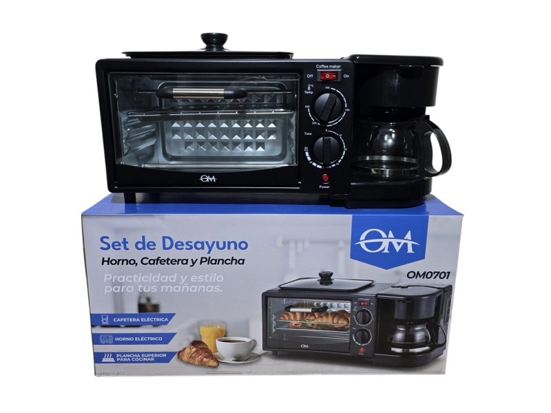 Horno multifuncional 3 en 1