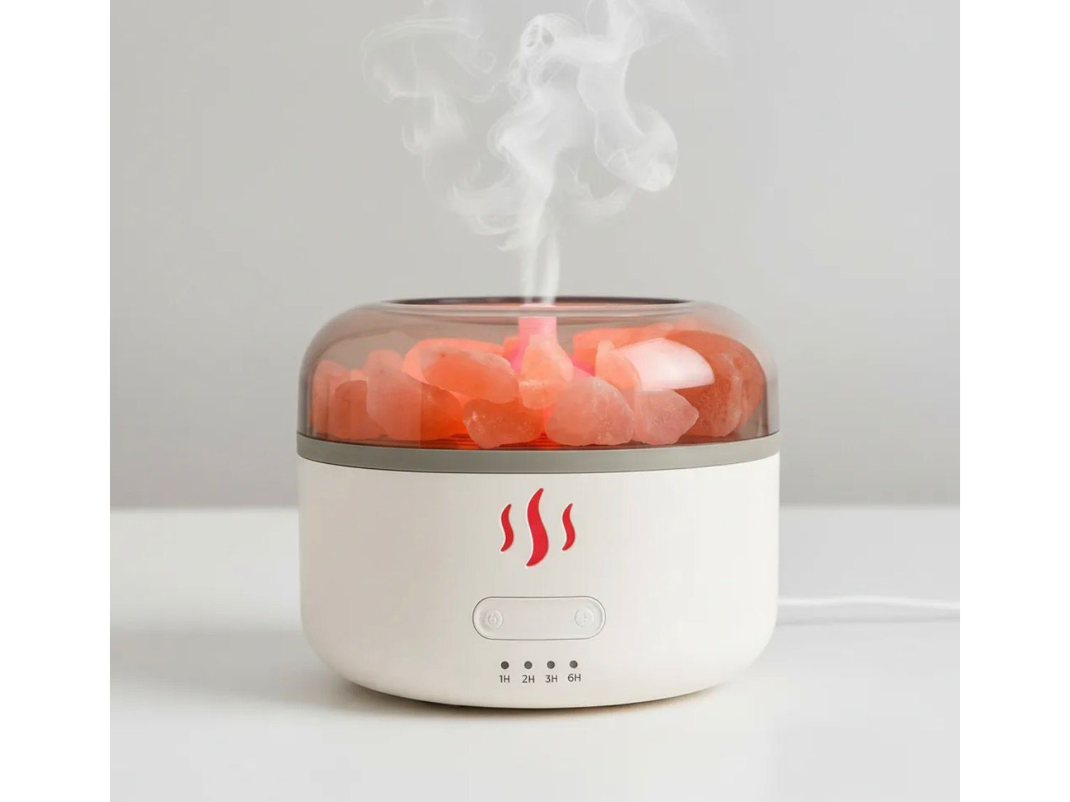 Humidificador con piedras de sal