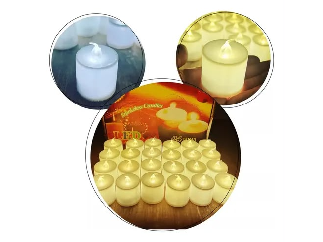 🕯️ Velas LED frías y calidas