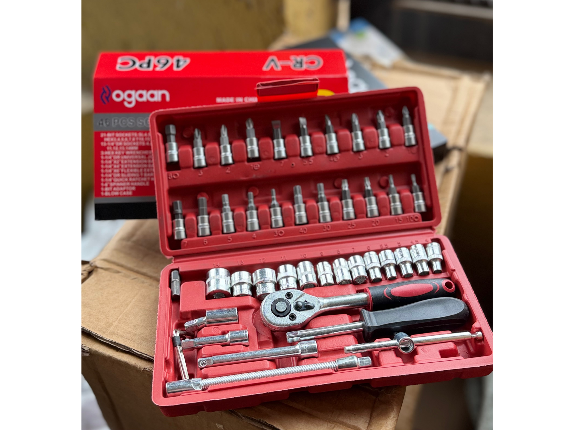 Llave tubo 46pcs