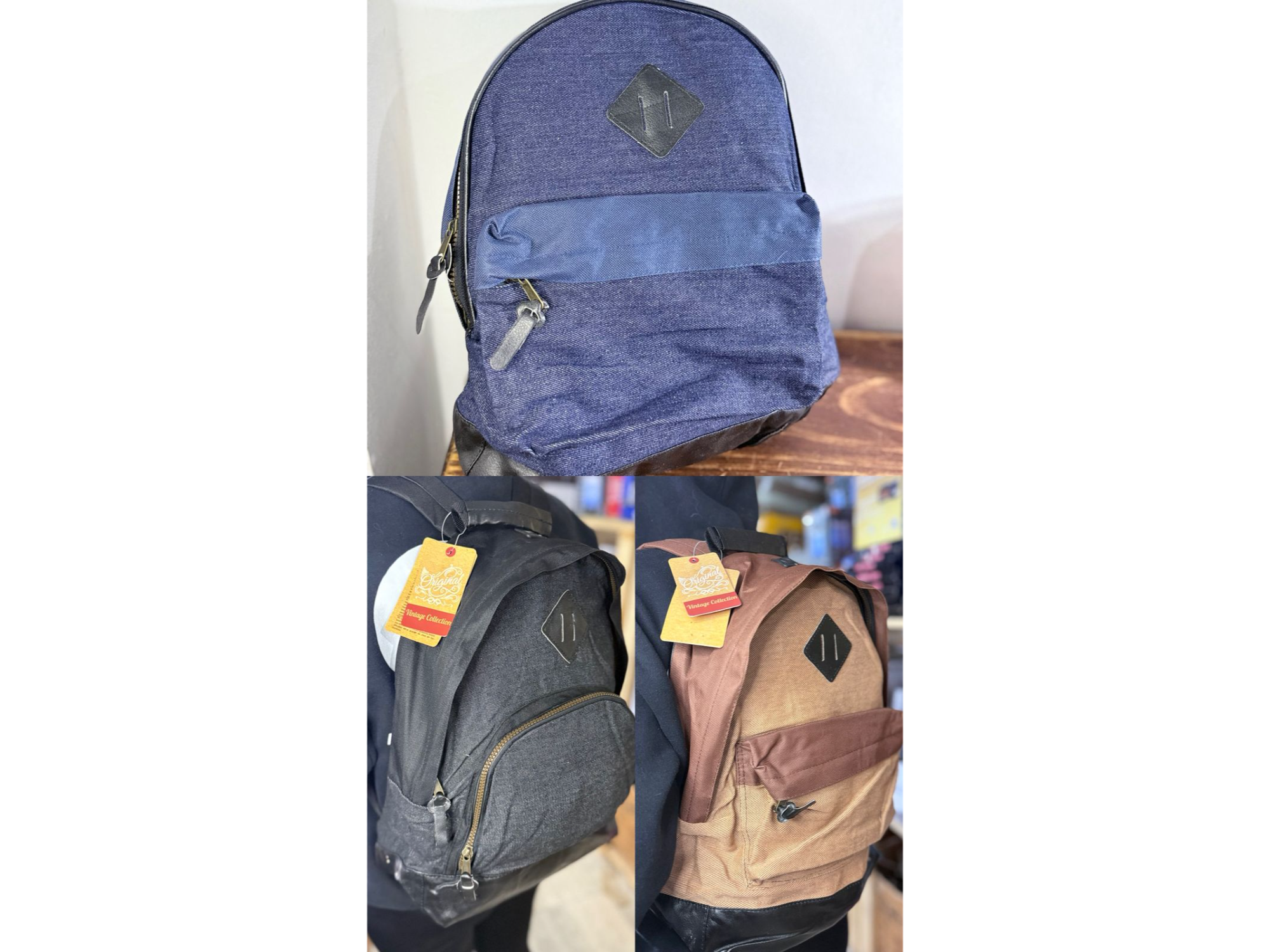 Mochila de jean 🎒