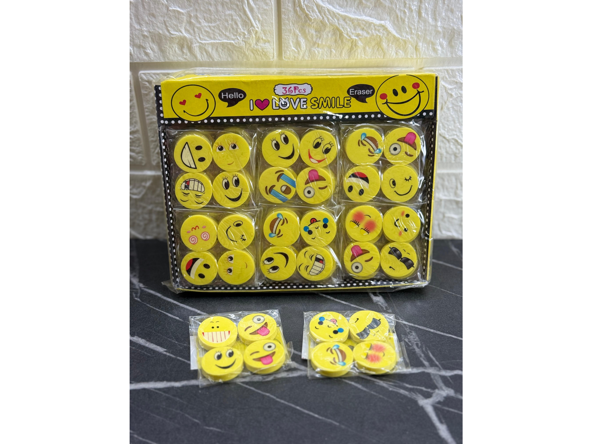 Gomas de borrar emoji chico