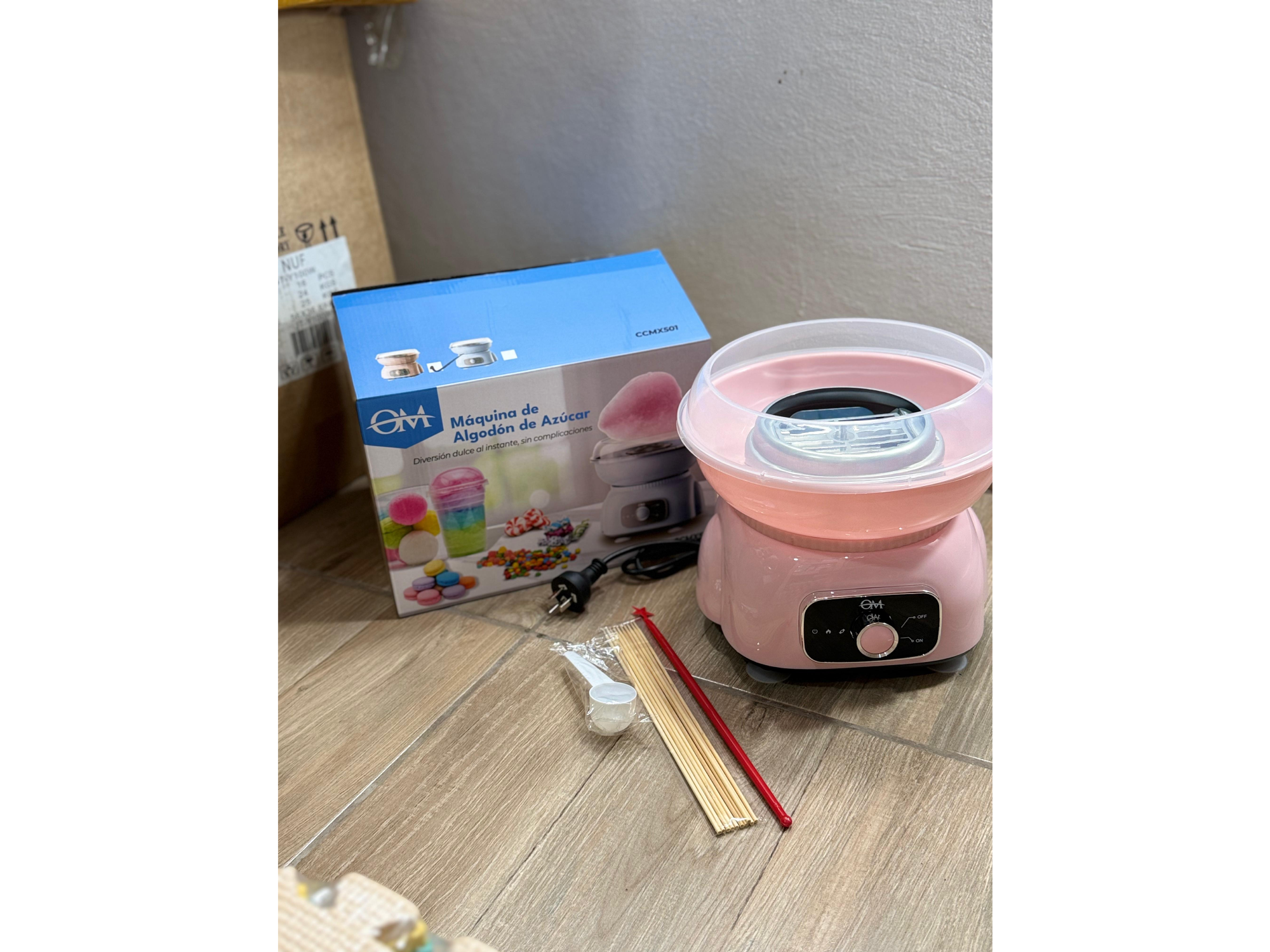 Maquina de algodón de azúcar