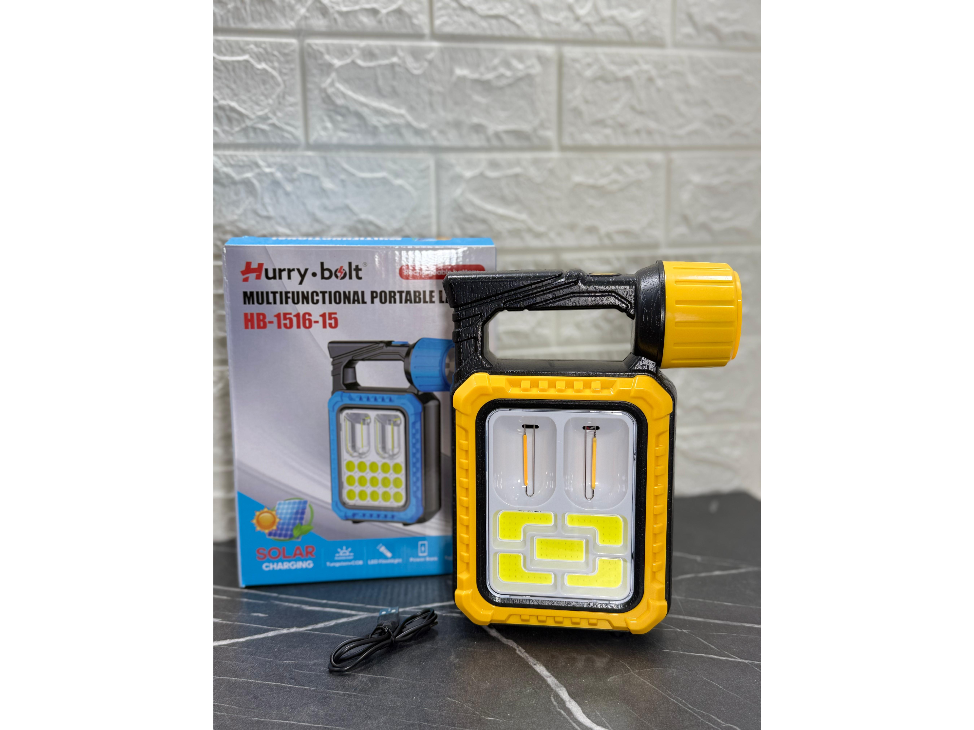 🔦 Linterna LED Multifunción Recargable Solar ⚡☀️