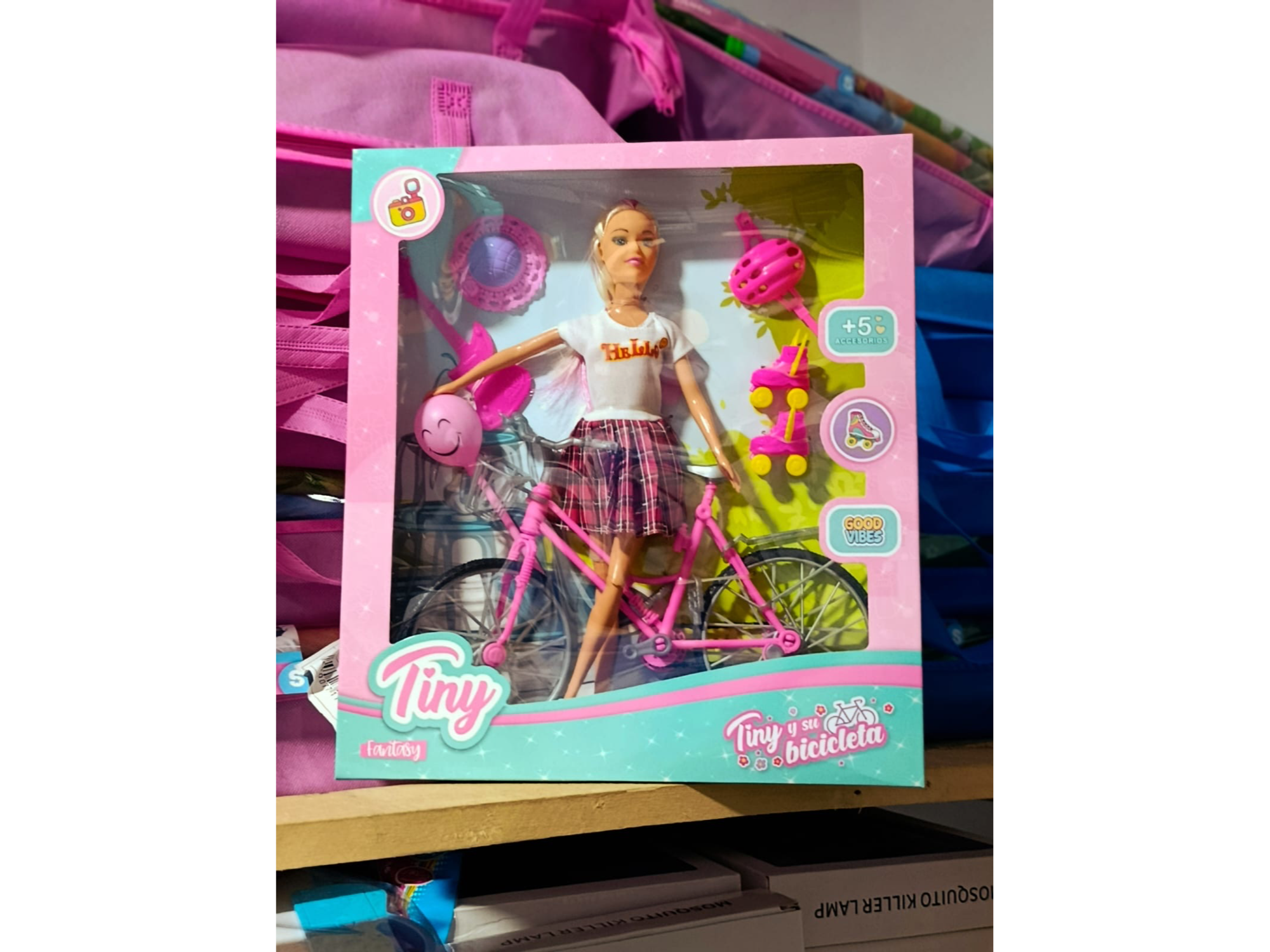 Tiny y su bicicleta