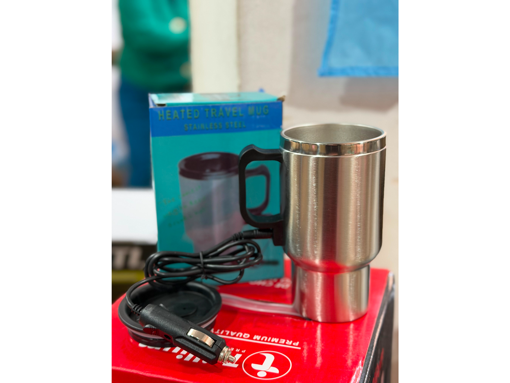 ☕ Taza Térmica Calentadora para Auto