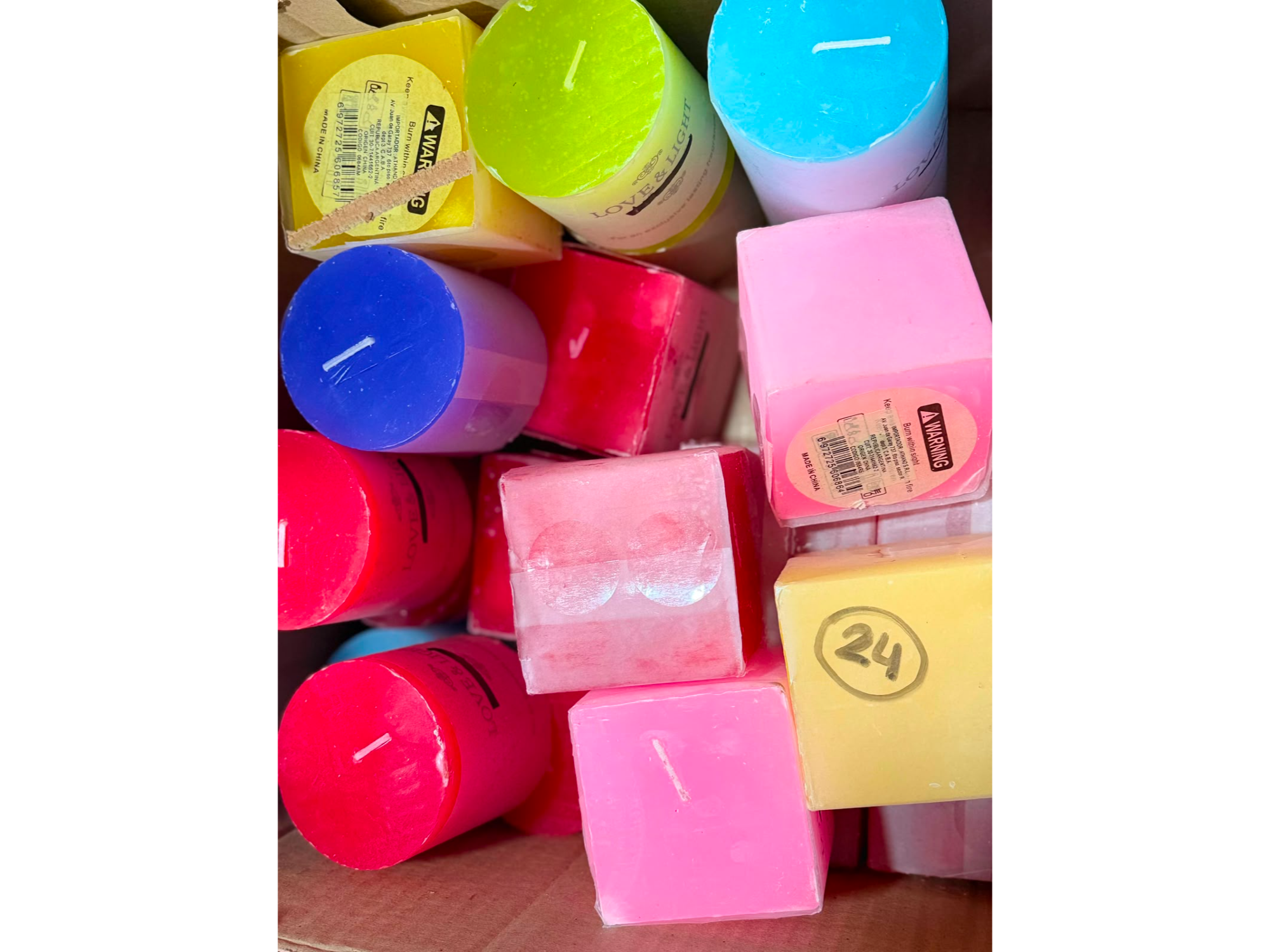 Velas aromáticas chicas