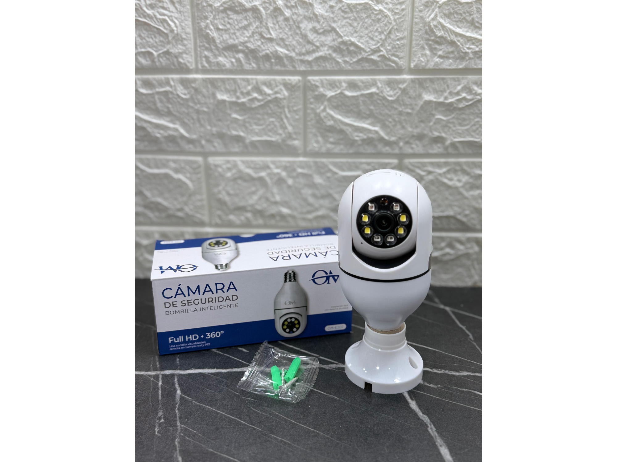 cámara de seguridad tipo bombilla