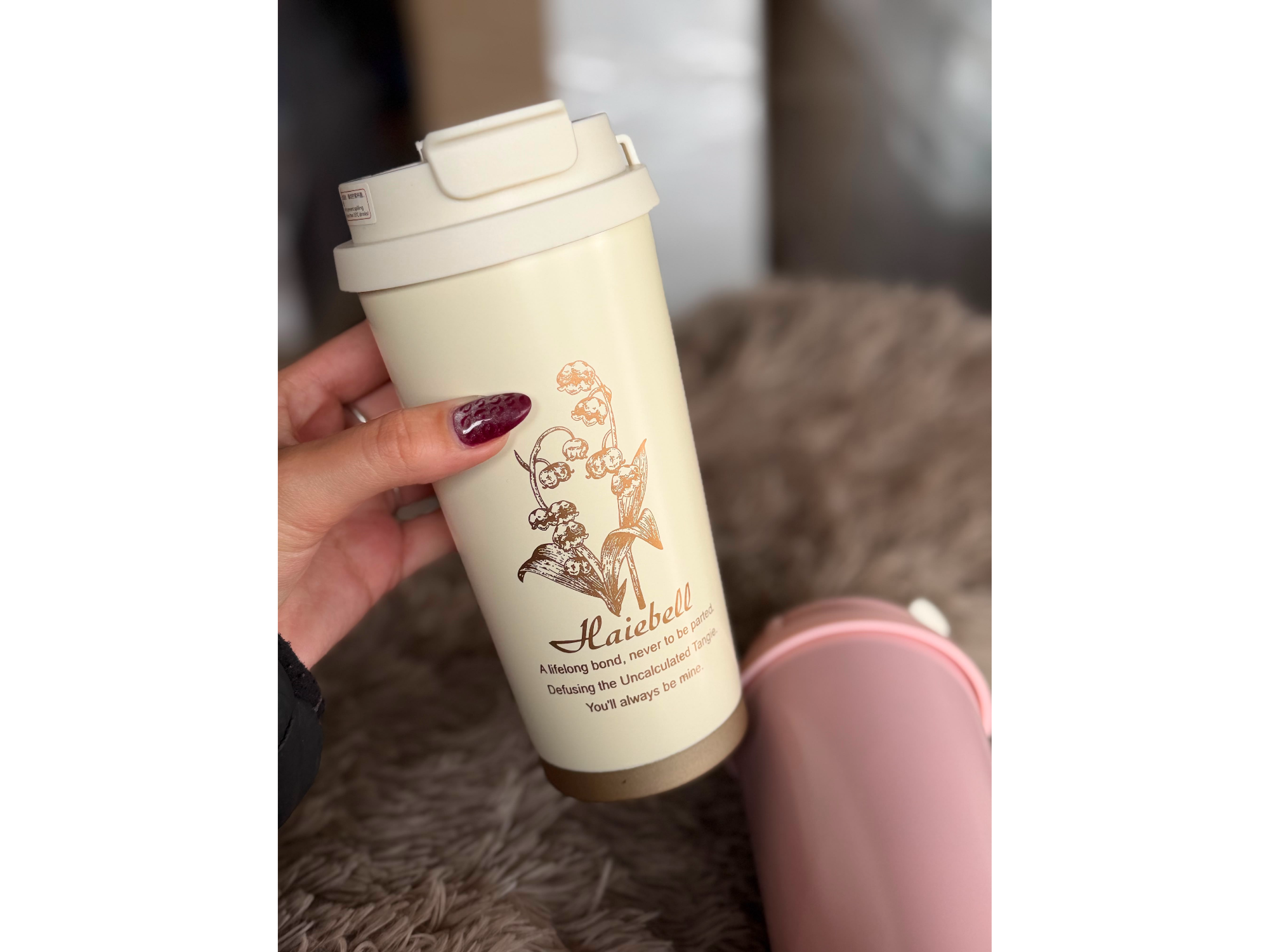 Vaso térmico con tapa