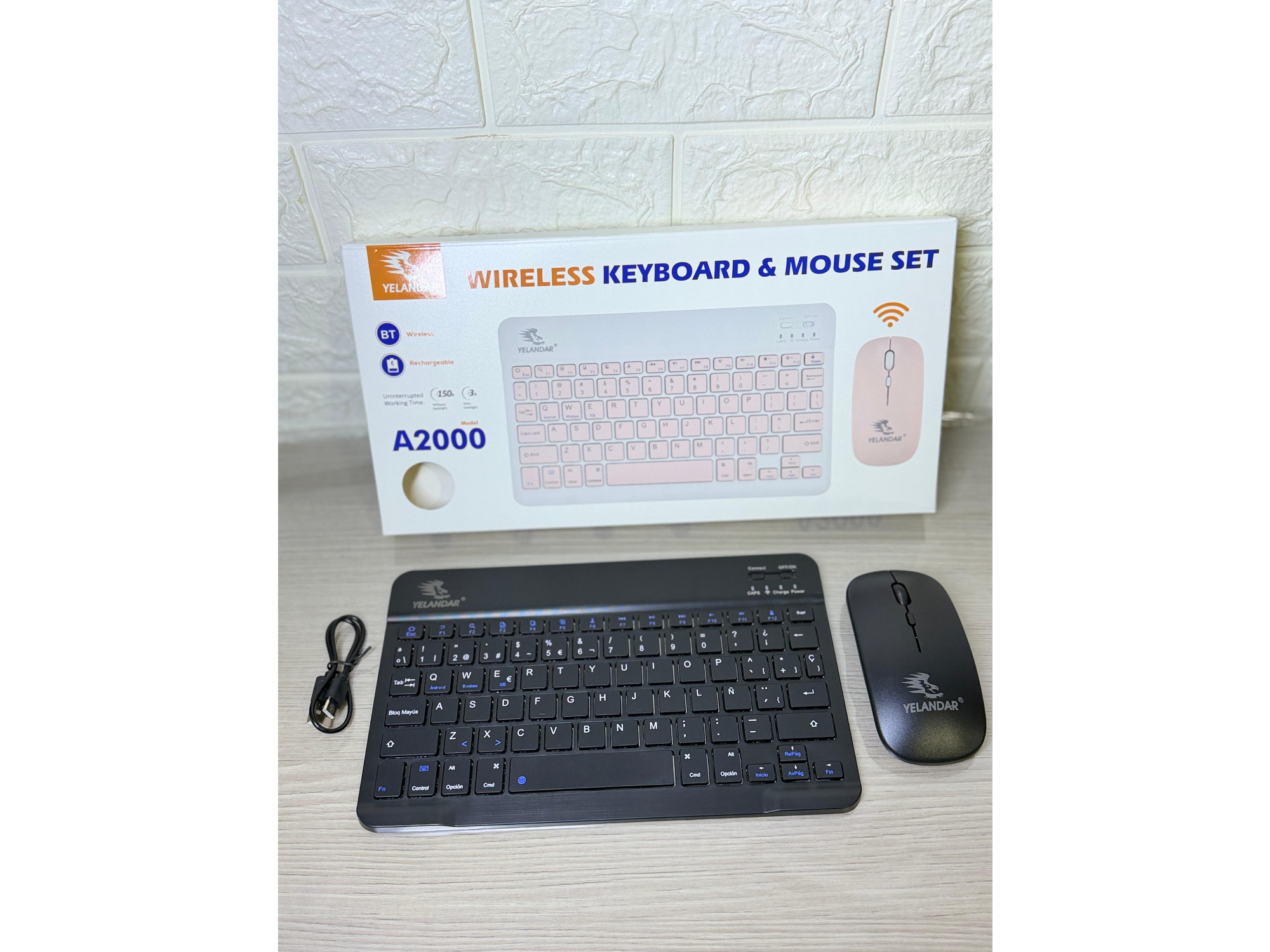 Kit teclado + mouse inalámbrico