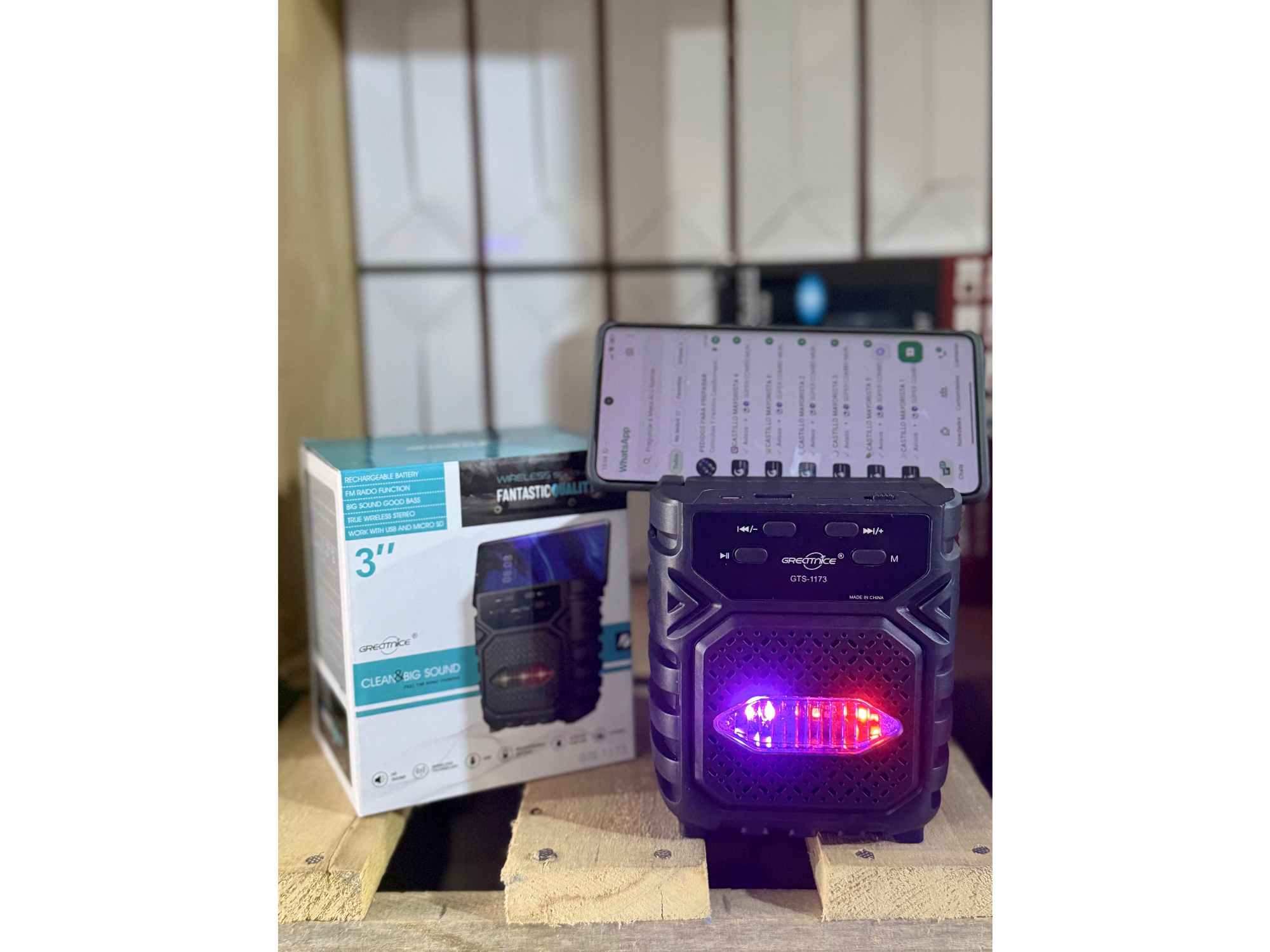 🔊 Parlante Bluetooth Portátil 3”