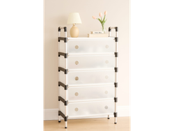 Organizador multiuso con cajones plásticos