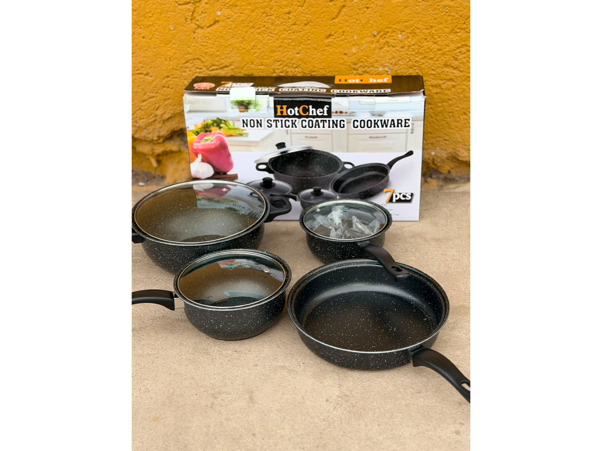 🍳 Batería de Cocina HotChef – 7 Piezas
