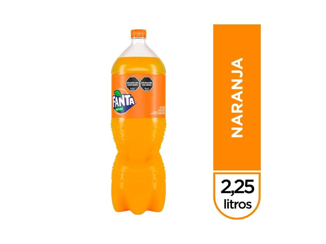 Gaseosa Fanta Naranja x 2250 cc.