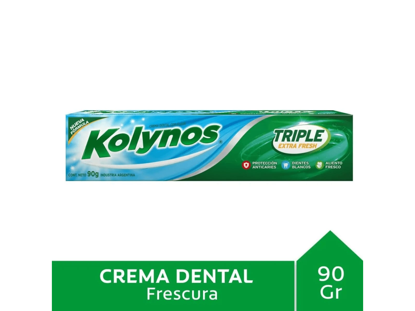 Pasta Dental Kolynos Triple Accion x 90 gr.