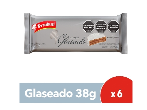 Alfajor de Glaseado Terrabussi x 6 unidades