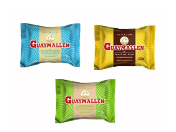 Alfajor Guaymallen Variedad x  38 gr.