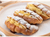 Medialunas de manteca crema pastelera